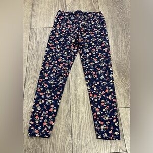 Ralph Lauren Blue and Red Patterned Leggings 🪻🌷